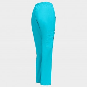 Ιατρικό παντελόνι CHEROKEE MR CARGO TURQUOISE WWE4005 3