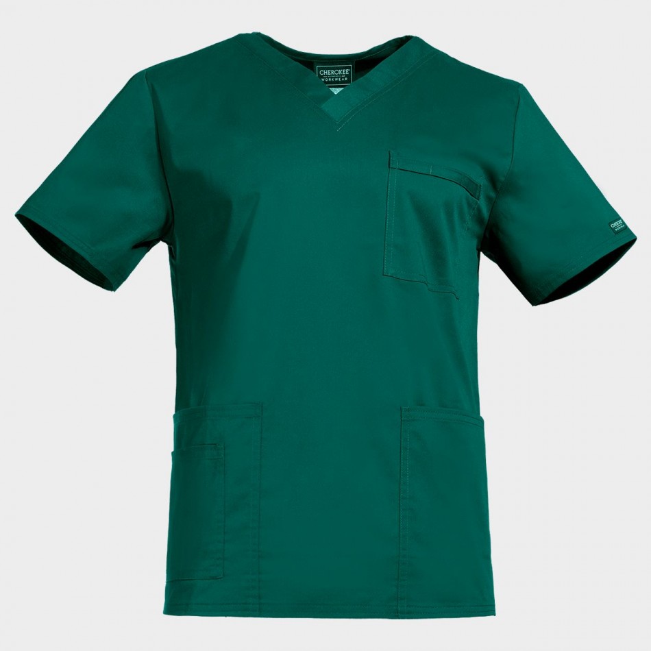 Ιατρική μπλούζα CHEROKEE V-NECK GREEN WWE4725