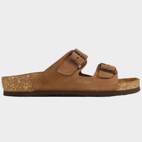 Γυναικείες παντόφλες LEON LADY BROWN SUEDE