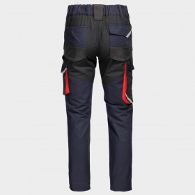 Παντελόνι εργασίας KASTOR STRETCH DARK BLUE/RED 3