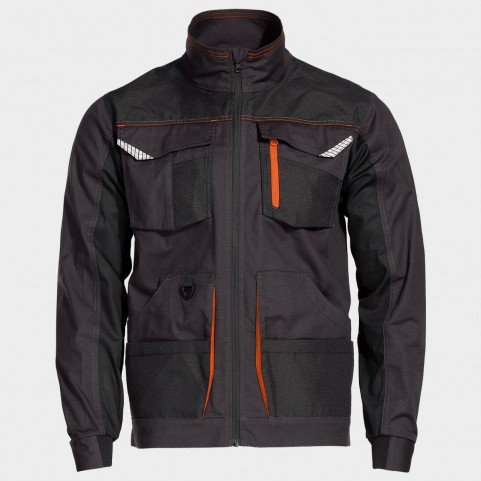 Μπουφάν εργασίας KASTOR STRETCH GREY/ORANGE