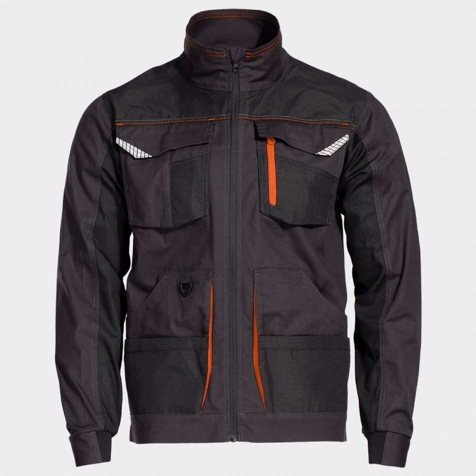 Μπουφάν εργασίας KASTOR STRETCH GREY/ORANGE