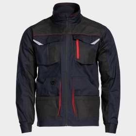 Μπουφάν εργασίας KASTOR STRETCH DARK BLUE/RED