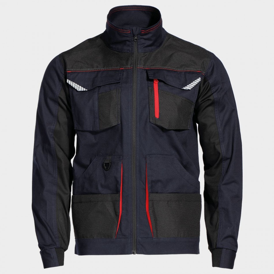 Μπουφάν εργασίας KASTOR STRETCH DARK BLUE/RED