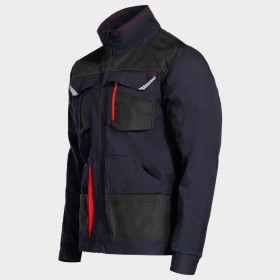 Μπουφάν εργασίας KASTOR STRETCH DARK BLUE/RED 4