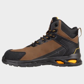 Παπούτσια εργασίας RULER MID O2 SR BROWN/BLACK 2