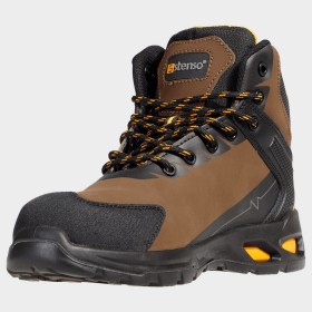 Παπούτσια εργασίας RULER MID O2 SR BROWN/BLACK 4