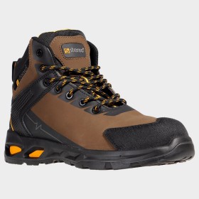 Παπούτσια εργασίας RULER MID O2 SR BROWN/BLACK 5