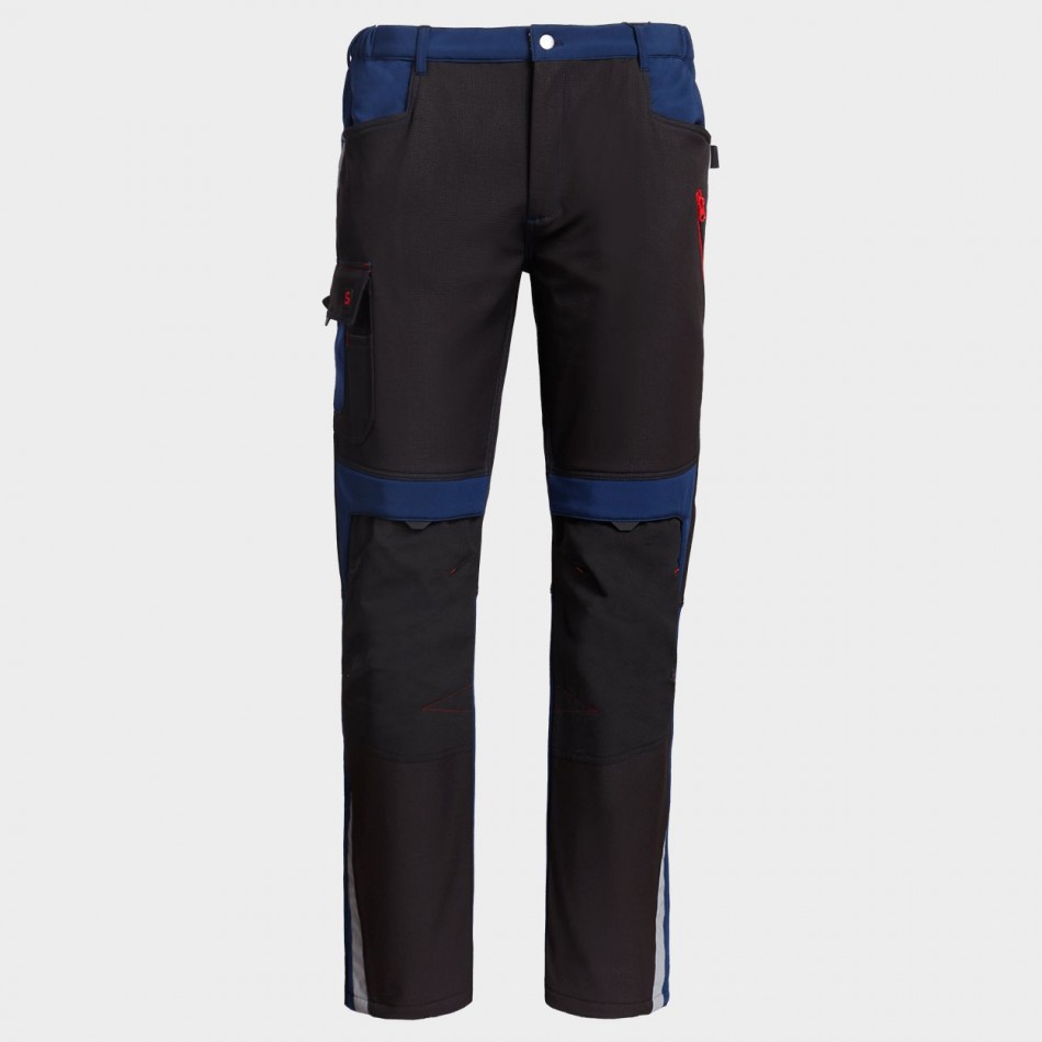 Παντελόνι εργασίας PRISMA SOFTSHELL 2.0 BLACK/DARK BLUE
