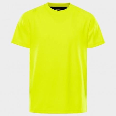 Κοντομάνικη μπλούζα FRISTADS FUNCTIONAL HV YELLOW