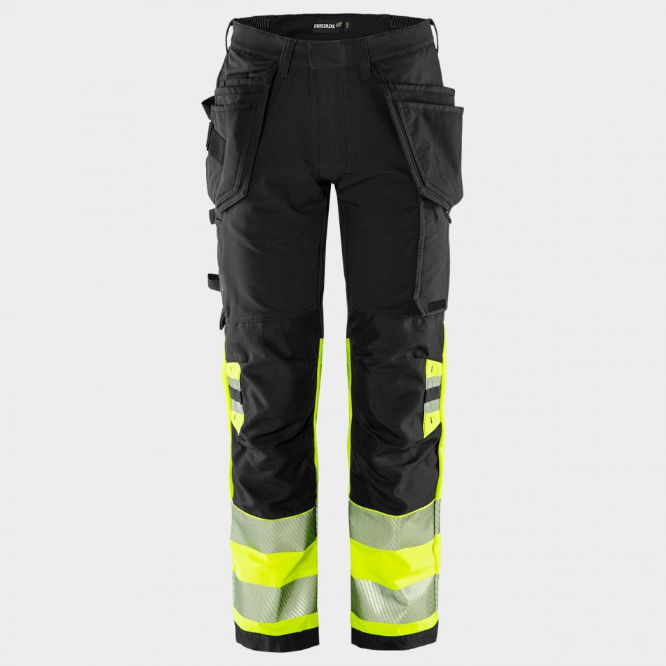 Παντελόνι εργασίας FRISTADS CRAFTSMAN HV YELLOW/BLACK