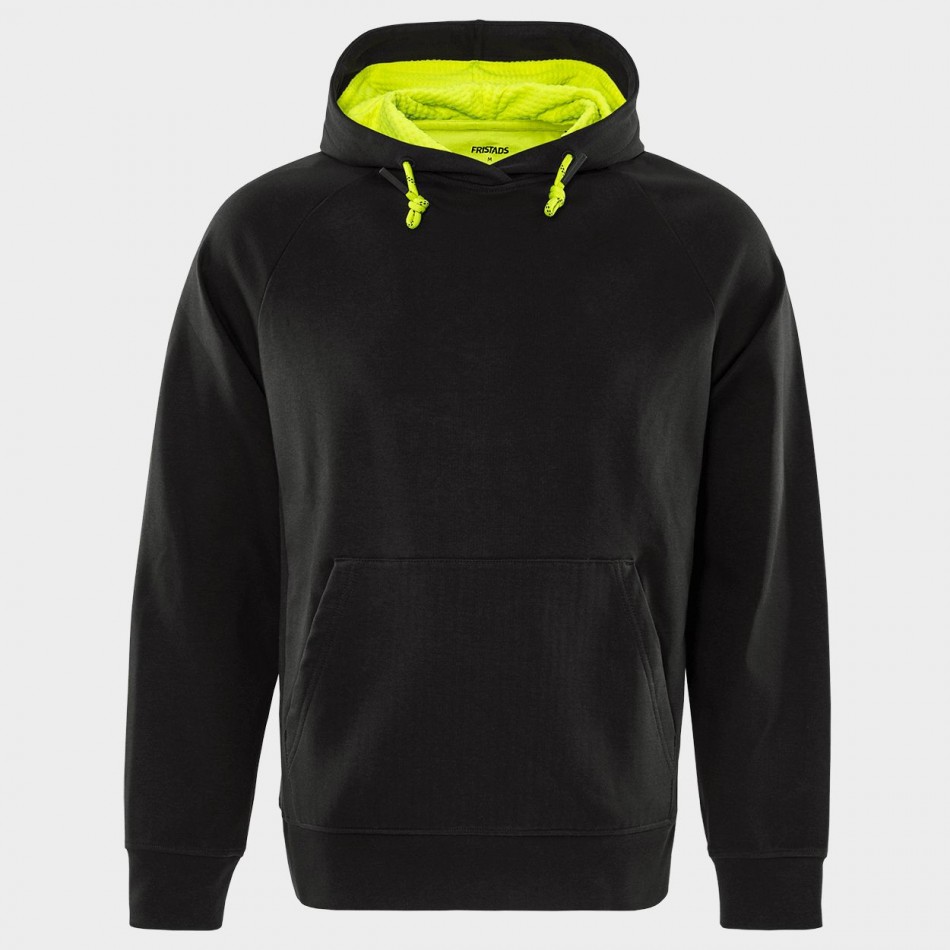 Φούτερ FRISTADS HOODED STRETCH BLACK