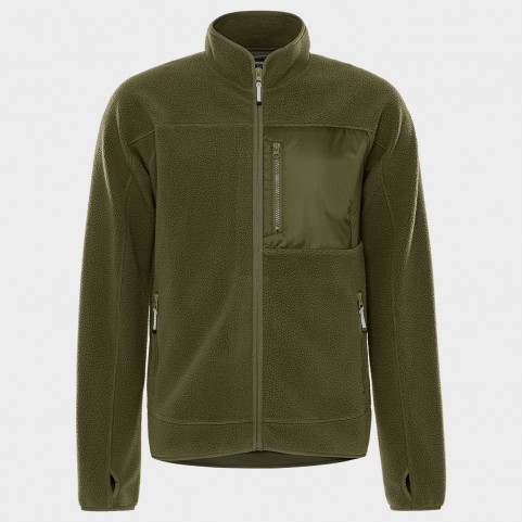 Μπουφάν εργασίας FRISTADS ARGON MICRO PILE FLEECE LIGHT GREEN