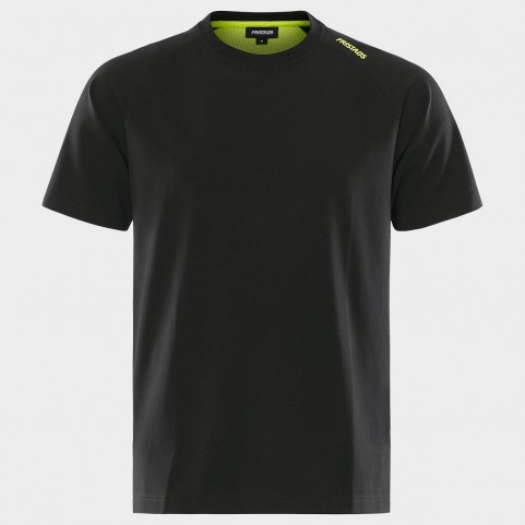 Κοντομάνικη μπλούζα FRISTADS HEAVY STRETCH BLACK