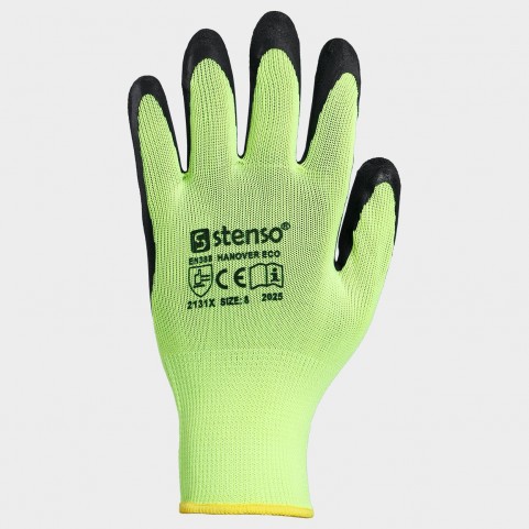 Γάντια με επικάλυψη λάτεξ HANOVER ECO