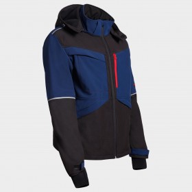 Μπουφάν Softshell PRISMA SOFTSHELL 2.0 BLACK/DARK BLUE 4