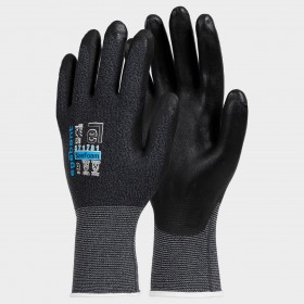 Γάντια ανθεκτικά στις κοψίματα βουτηγμένα σε αφρό νιτριλίου EGEBANT SANFOAM 5