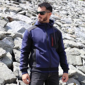 Ζακέτα εργασίας REVOLT 2.0 DARK BLUE/BLACK 3