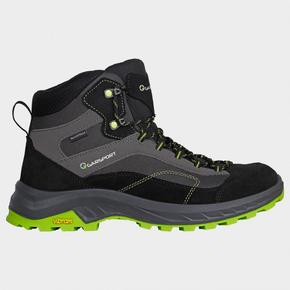 Παπούτσια πεζοπορείας GARSPORT AVERAU MID BLACK/LIME