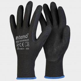 Γάντια βουτηγμένα σε νιτρίλιο HANOVER BLACK 5