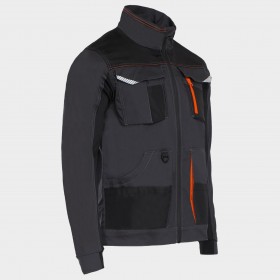 Μπουφάν εργασίας KASTOR STRETCH GREY/ORANGE 5