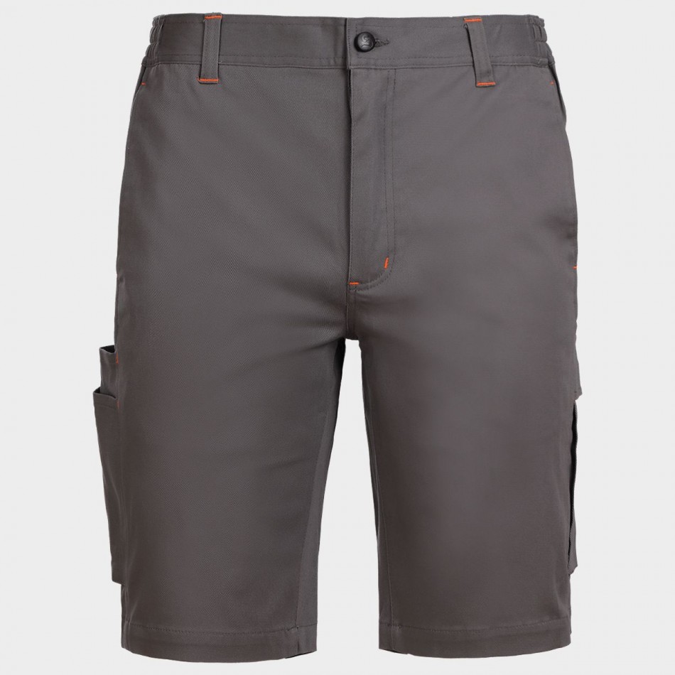 Βερμούδα εργασίας MELBOURNE STRETCH  GREY/BLACK