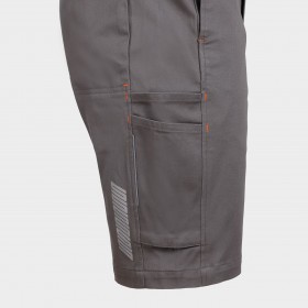 Βερμούδα εργασίας MELBOURNE STRETCH  GREY/BLACK 3