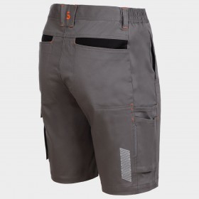 Βερμούδα εργασίας MELBOURNE STRETCH  GREY/BLACK 6