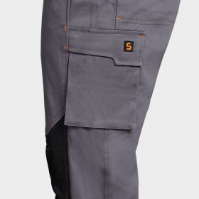 Φόρμα εργασίας MELBOURNE STRETCH GREY/BLACK 6