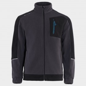 Ζακέτα φλιζ REVOLT FLEECE GREY/BLACK/PETROL