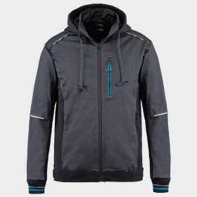 Μπουφάν εργασίας REVOLT 4STRETCH GREY/BLACK/PETROL 7