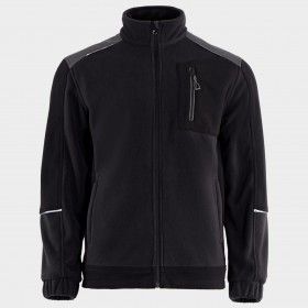 Ζακέτα φλιζ REVOLT FLEECE BLACK