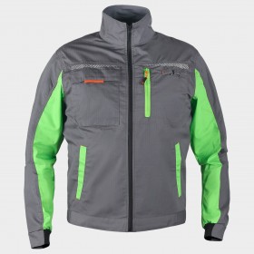 Μπουφάν εργασίας PRISMA SUMMER GREY/GREEN 4
