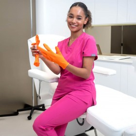 Γυναικεία ιατρική μπλούζα NOBBY FUCHSIA 2