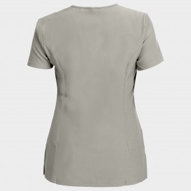 Γυναικεία ιατρική μπλούζα NOBBY LIGHT GREY 3