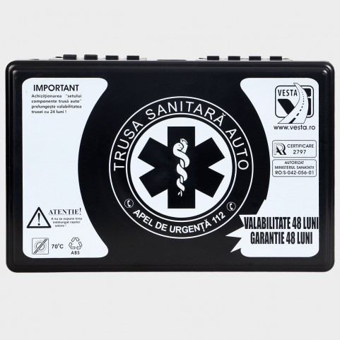 Βαλιτσάκι πρώτων βοηθειών αυτοκινήτου VESTA