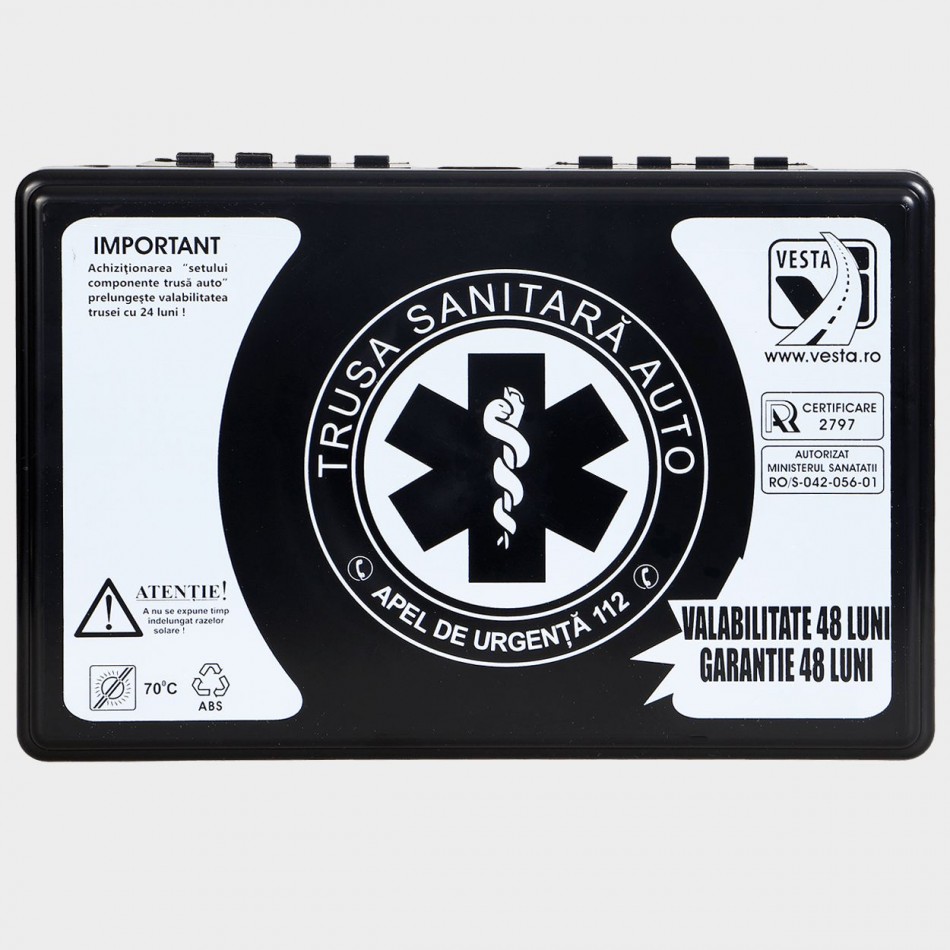 Βαλιτσάκι πρώτων βοηθειών αυτοκινήτου VESTA
