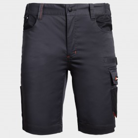 Βερμούδα εργασίας Kastor Stretch GREY/ORANGE 1