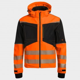 Softshell μπουφάν PRISMA 2.0 HV ORANGE/BLACK