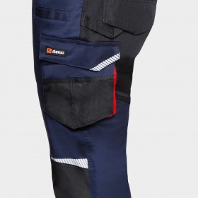 Φόρμα εργασσίας KASTOR STRETCH DARK BLUE/RED 7
