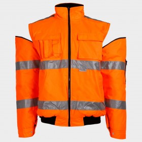 Μπουφάν υψηλής ορατότητας CLOVELLY HV ORANGE 3