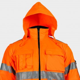 Μπουφάν υψηλής ορατότητας CLOVELLY HV ORANGE 8