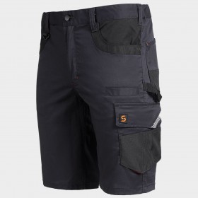 Βερμούδα εργασίας Kastor Stretch GREY/ORANGE 2
