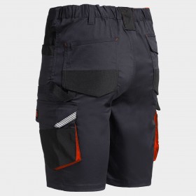 Βερμούδα εργασίας Kastor Stretch GREY/ORANGE 4