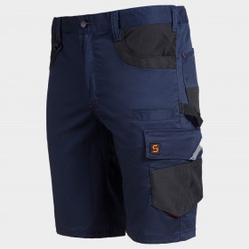 Βερμούδα εργασίας Kastor Stretch DARK BLUE/RED 2