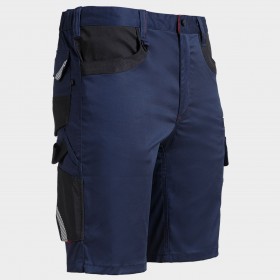 Βερμούδα εργασίας Kastor Stretch DARK BLUE/RED 3