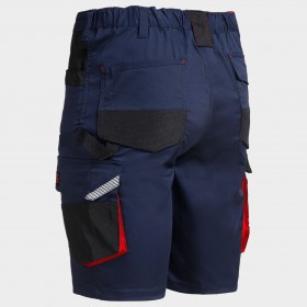 Βερμούδα εργασίας Kastor Stretch DARK BLUE/RED 4