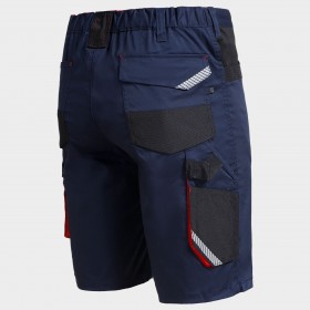 Βερμούδα εργασίας Kastor Stretch DARK BLUE/RED 5