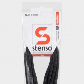 Κορδόνια για παπούτσια STENSO BLACK 120см 4