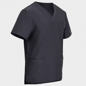 Ανδρική ιατρική μπλούζα NOBBY DARK GREY 4
